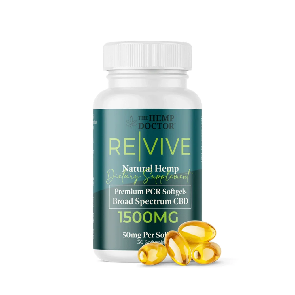 Buy Broad Spectrum CBD Softgels - THC FREE - The Hemp Doctor