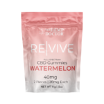 a pink and white package with white text
