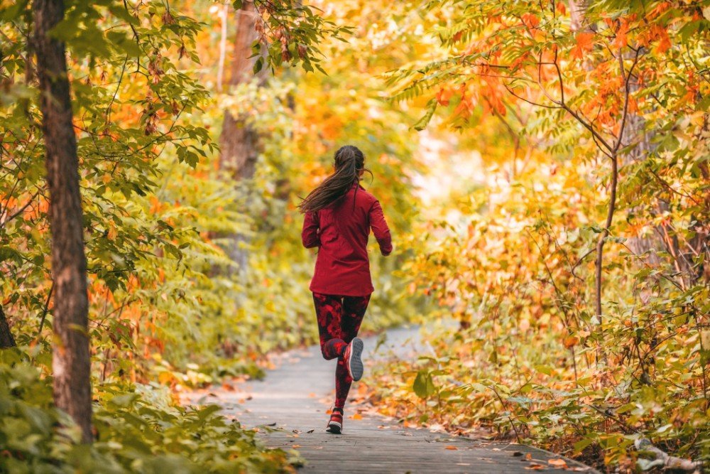 running in fall