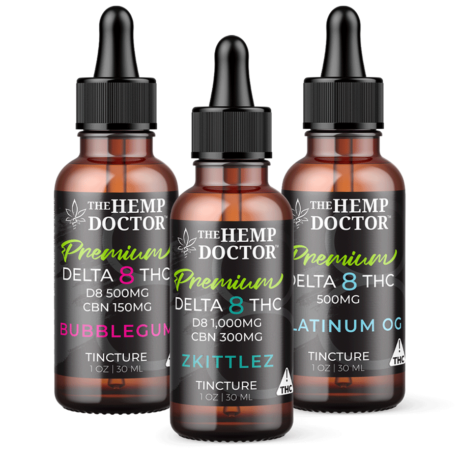 Buy Potent Delta 8 Tincture 1000mg | The Hemp Doctor