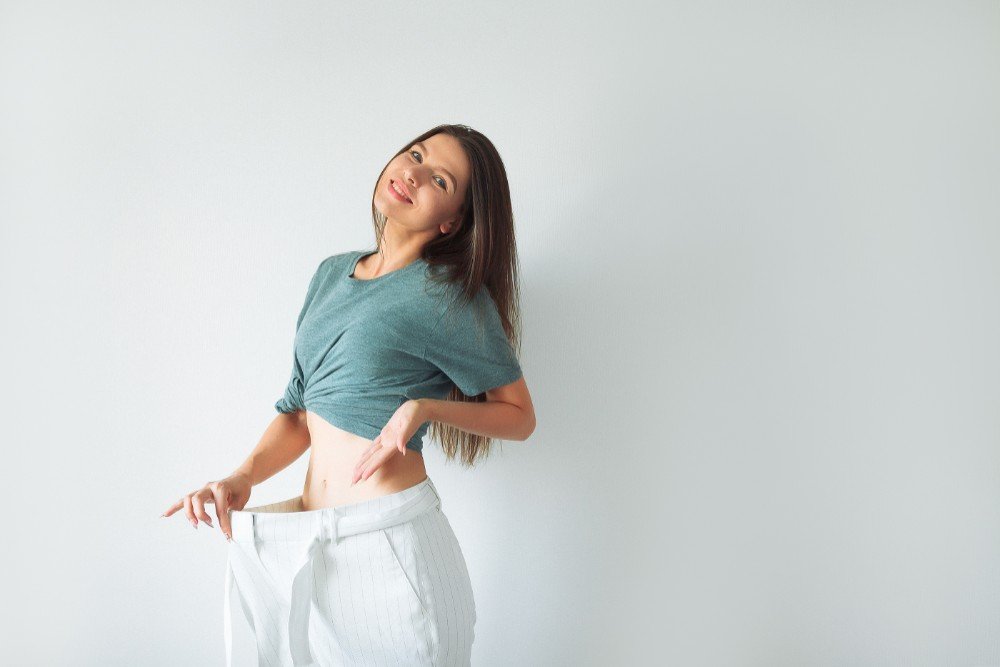 person after losing weight