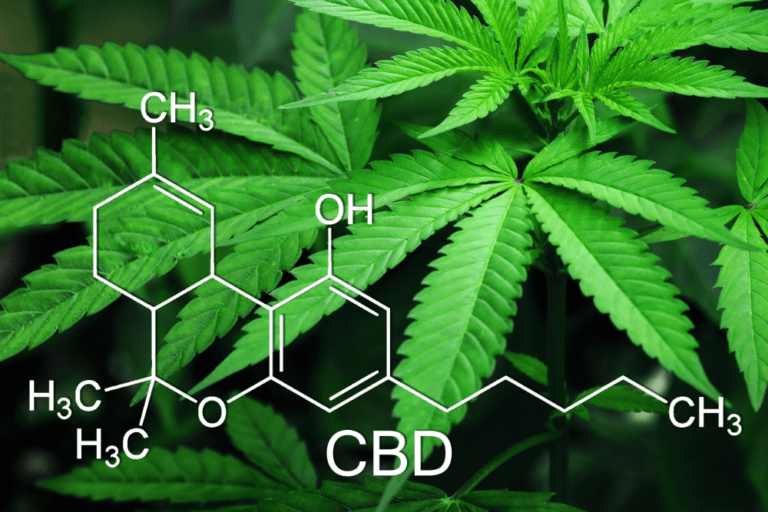 Hemp plant with molecular compound