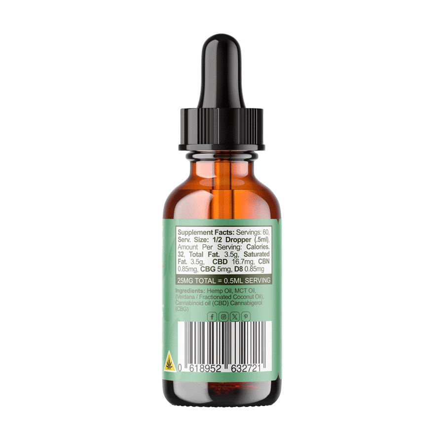 Full Spectrum High Octane CBD/CBG/CBN/D8 - The Hemp Doctor