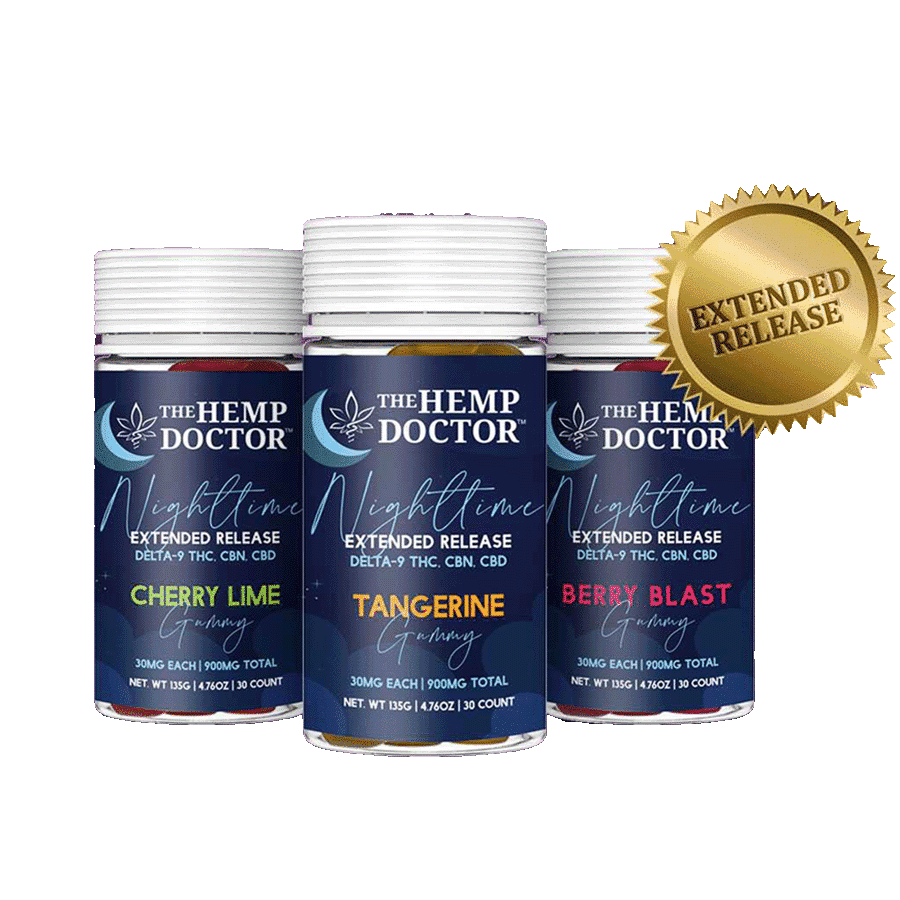 D9/CBD/CBN Nighttime Gummies - The Hemp Doctor