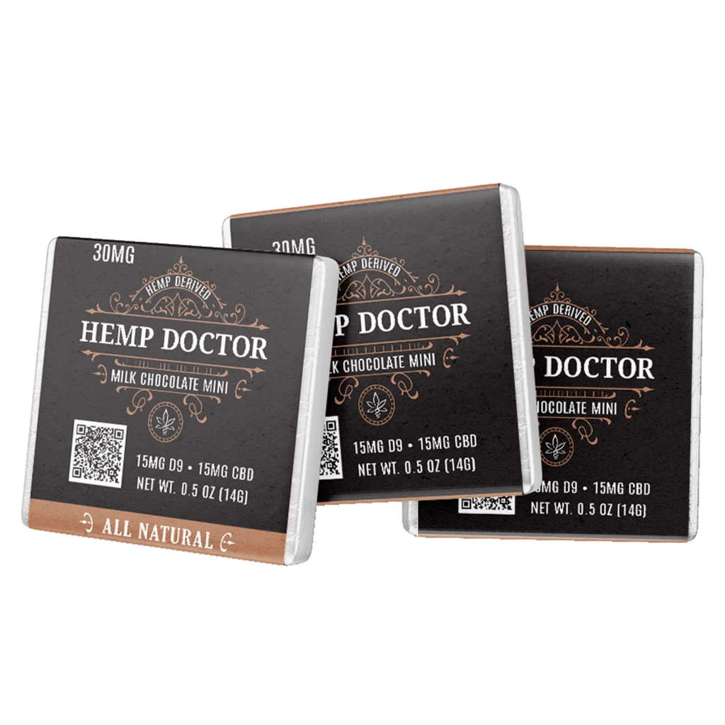 CBD:D9 THC MILK CHOCOLATE MINIS | 30MG
