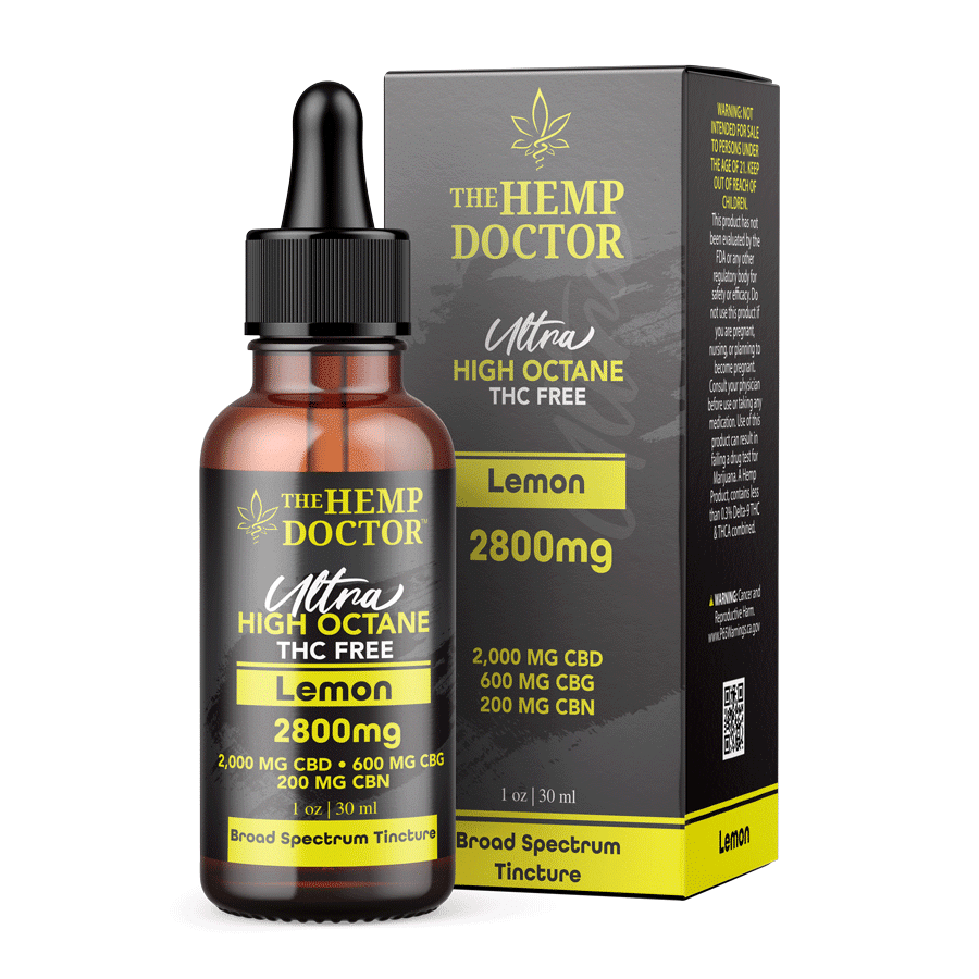 Buy High Octane THC Free CBD Oil Tinctures - The Hemp Doctor