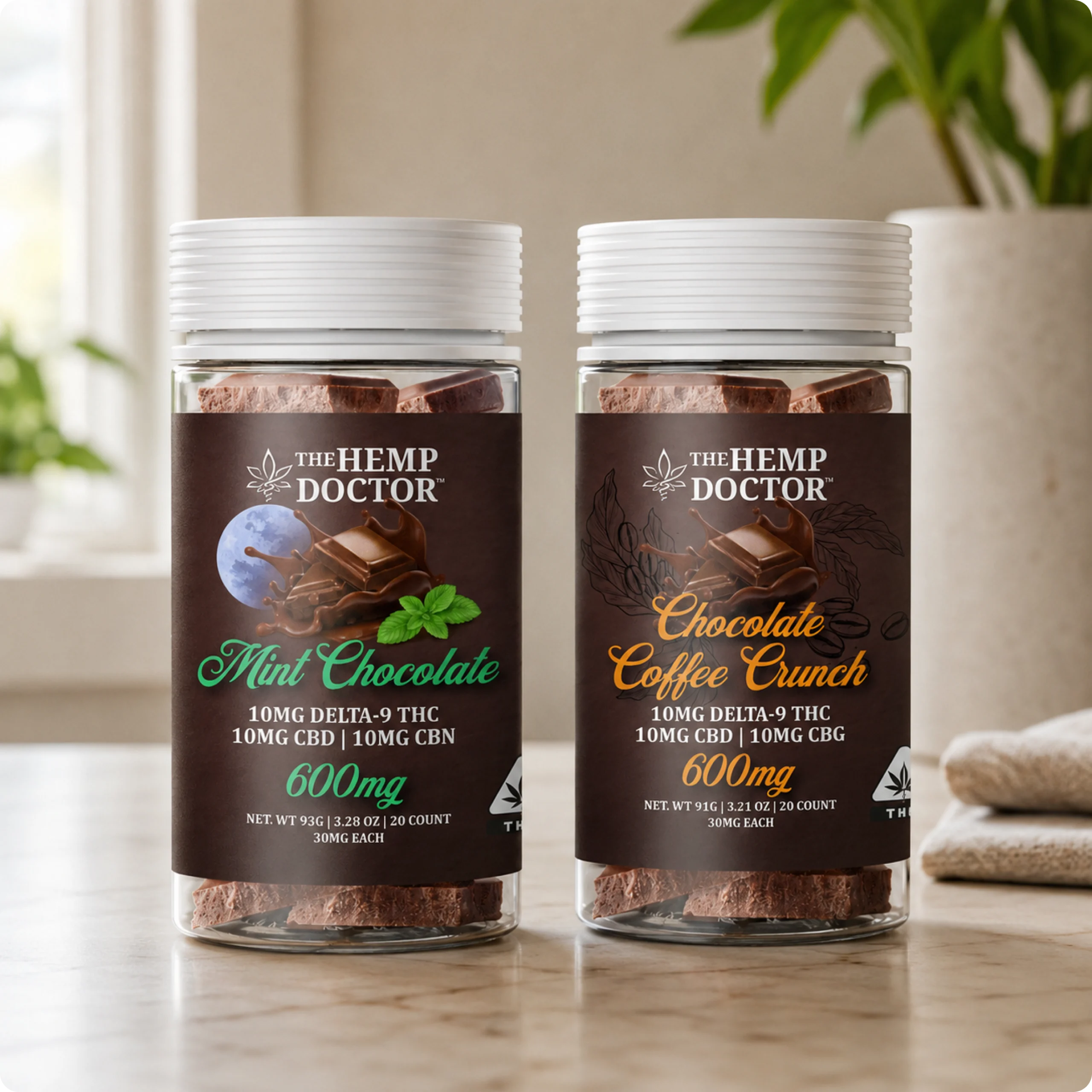 Buy D9 THC Chocolate - The Hemp Doctor