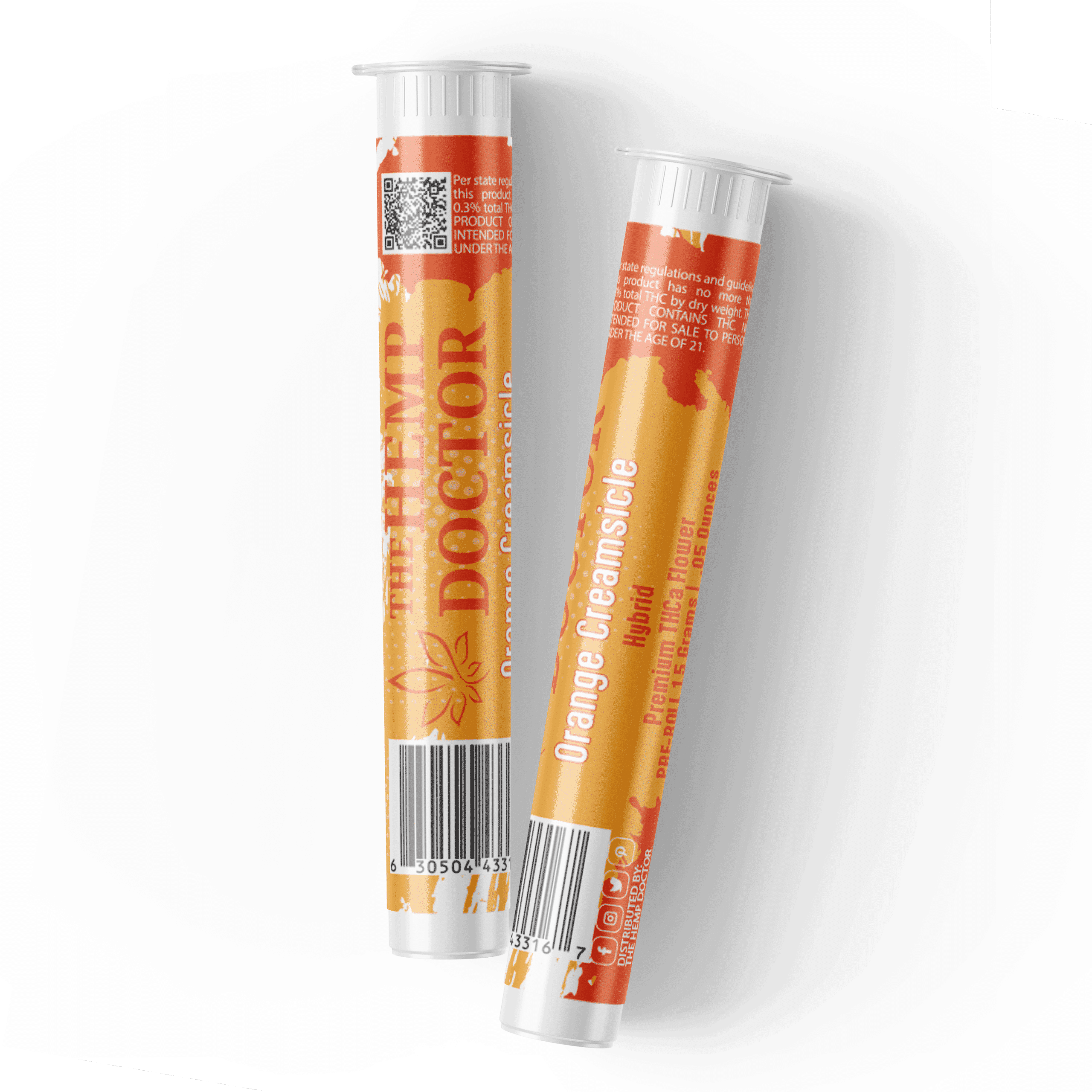 THCA PRE-ROLLS | 1.25G – Orange Creamsicle