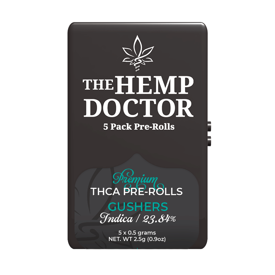 PREMIUM THCA FLOWER PRE-ROLLS | 5-PACK TINS – Gushers