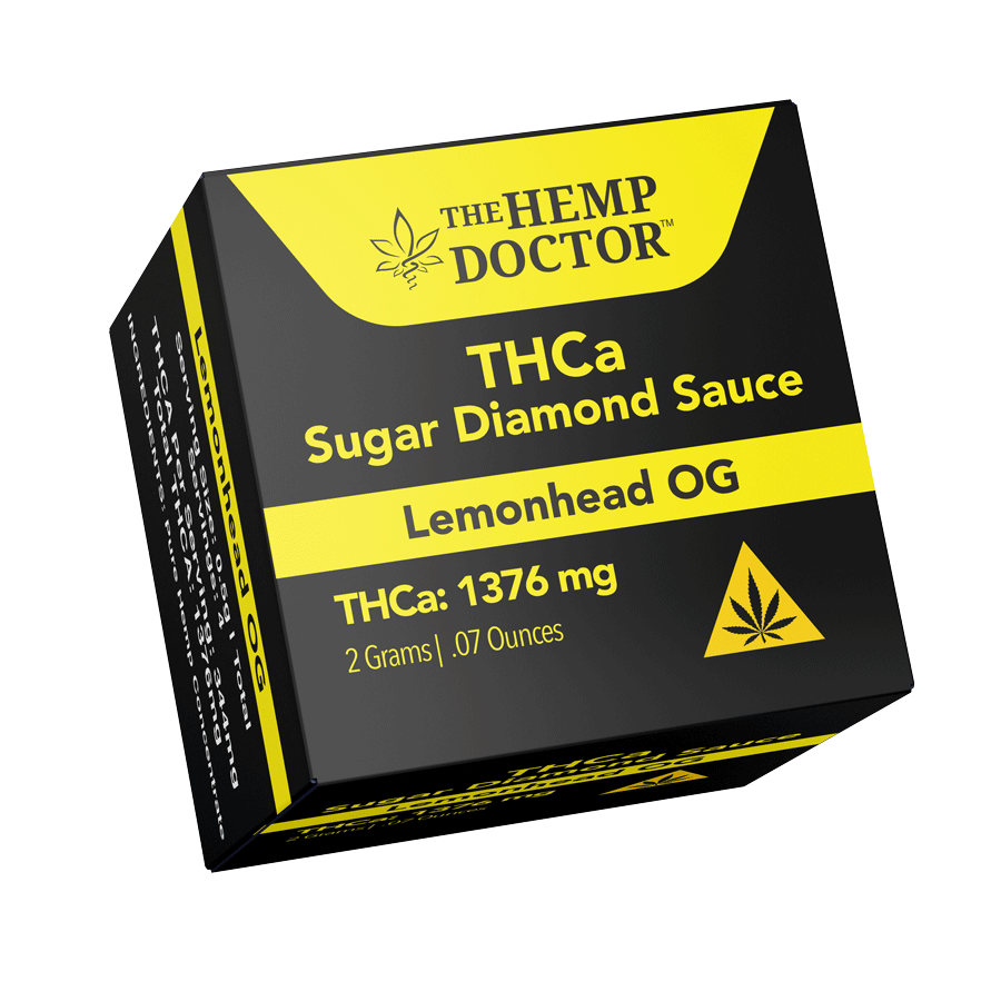 1376MG THCA SUGAR DIAMOND SAUCE | 2G – Lemonhead OG