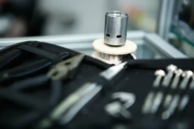 A faulty disposable vape and unclogging tools.