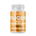 PET CBD SOFTGEL CAPSULES 25MG RUGER MAIN