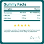 REVIVE | CBD BLUE RAZZ GUMMIES | 20MG_BREAKDOWN