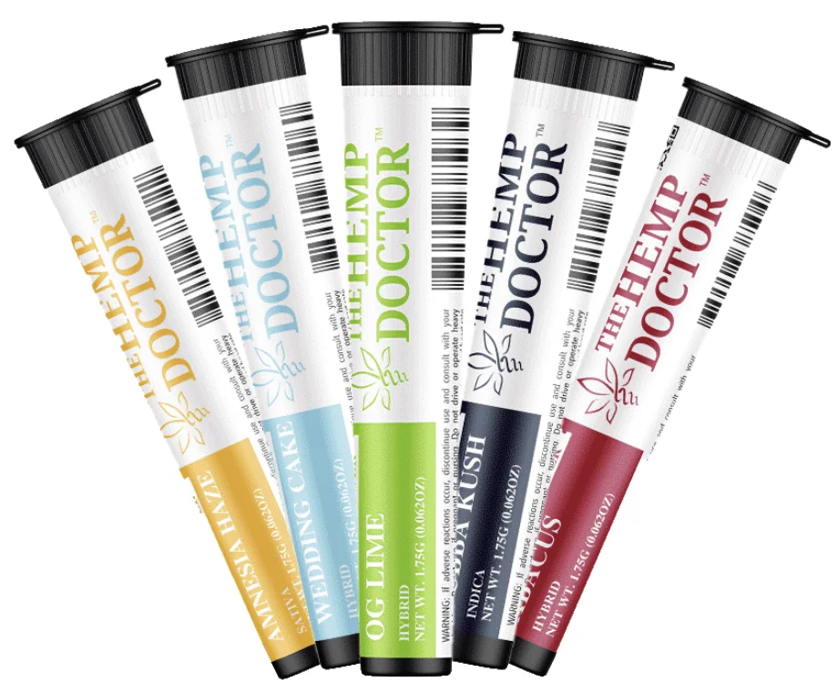 a group of tubes with labels