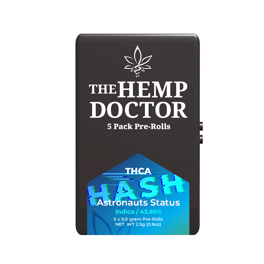 THCA BUBBLE HASH INFUSED PREROLLS | 5-PACK TINS – Astronaut Status