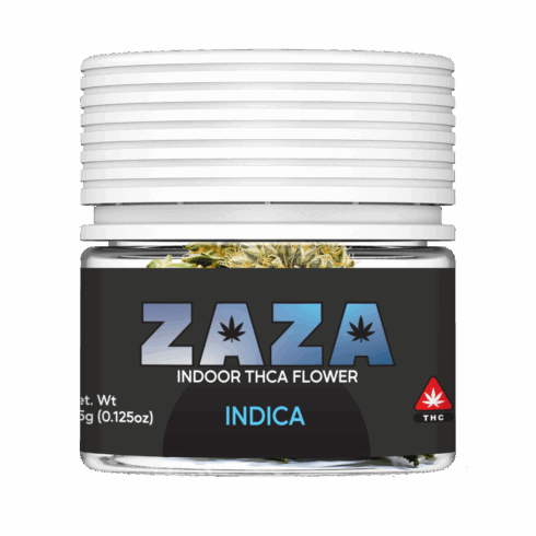 Rendered_ZAZA_ INDICA GENERIC_3.5G CG Spiral Jar_FRONT Rendered_ZAZA_ INDICA GENERIC_3.5G CG Spiral Jar_FRONT