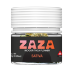 Rendered ZAZA SATIVA GENERIC 3.5G CG Spiral Jar FRONT