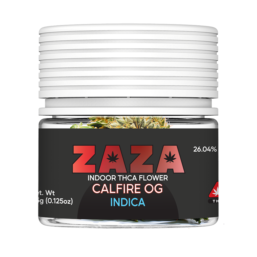 ZAZA | THCA Exotic Flower | CaliFire OG - The Hemp Doctor