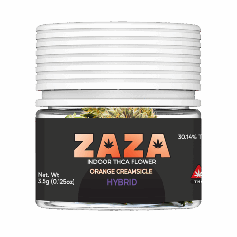 Jar of Orange Creamsicle cannabis flower