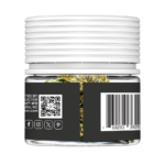 RENDERED_mock_ORANGE CREAMSICLE_ZAZA FLOWER_CG SPIRAL 3.5G JAR_BACK