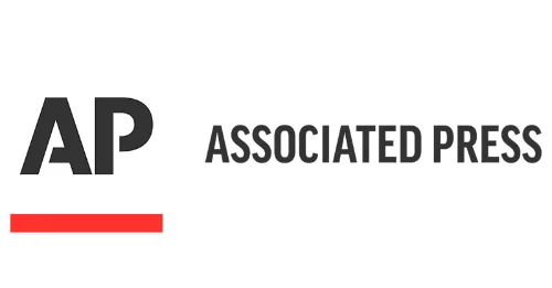 a close-up of the associated press logo