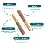 THCA BUBBLE HASH INFUSED PREROLLS | 5-PACK TINS_INFOGRAPHIC