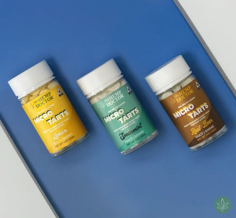 a group of small bottles of micro tarts