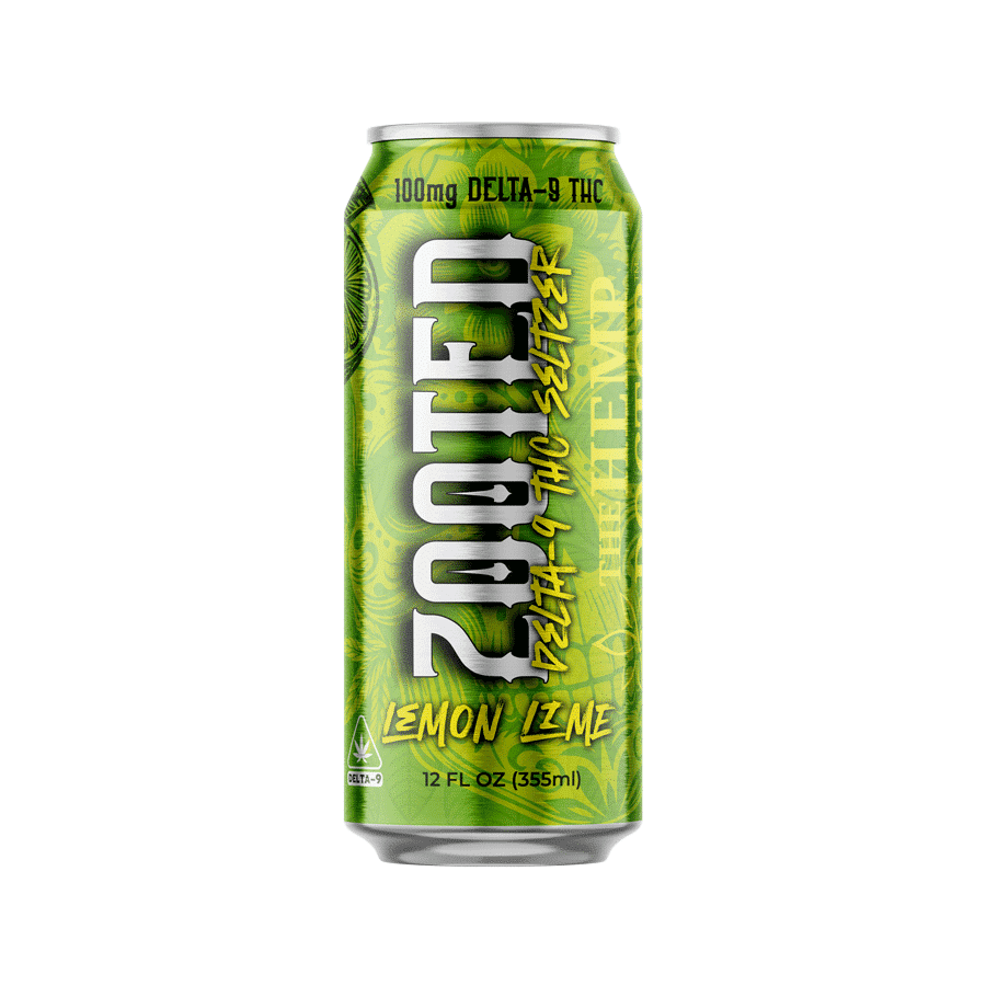 ZOOTED | DELTA 9 THC SELTZER | 100MG - The Hemp Doctor