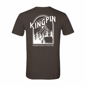 MOCKS LUCKY JOINT CLUB KING PIN T SHIRT BROWN BACK