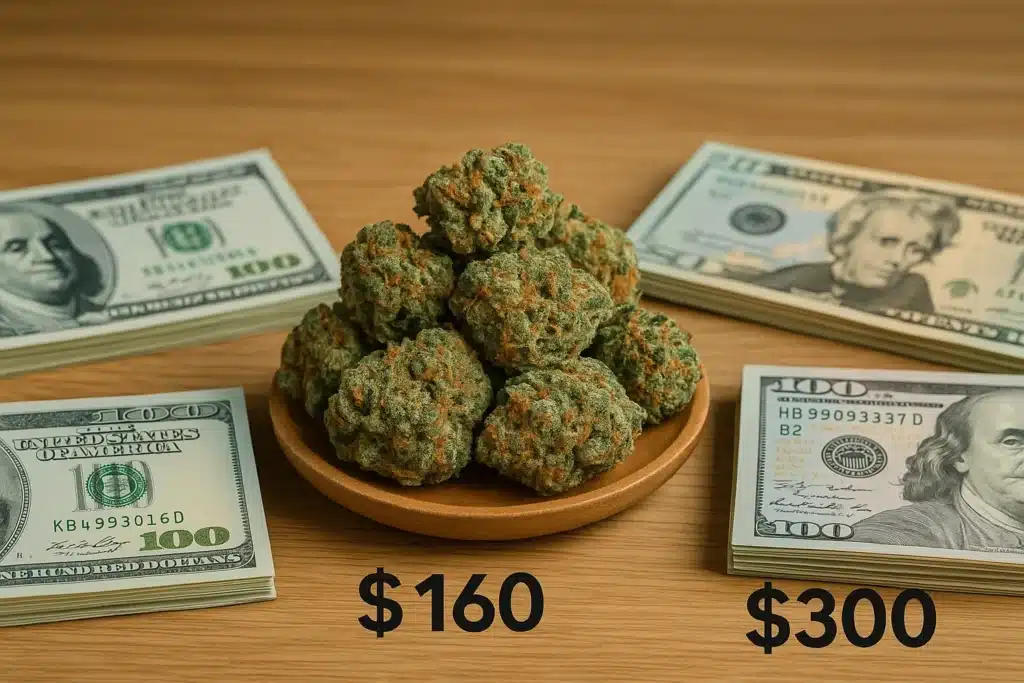 a bowl of zaza on a table next to stacks of money