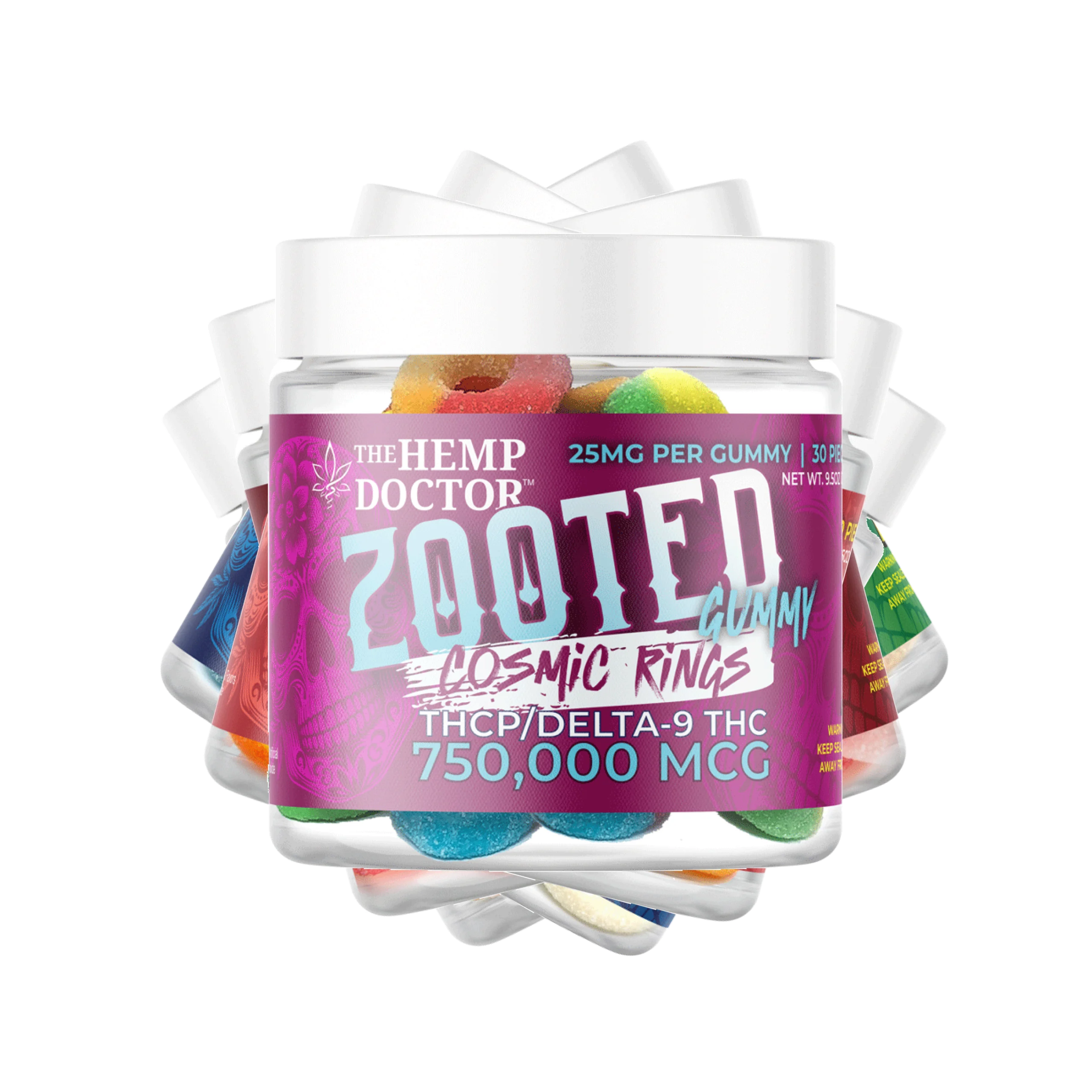 ZOOTED | THCP / DELTA 9 GUMMIES | 50,000MCG - The Hemp Doctor