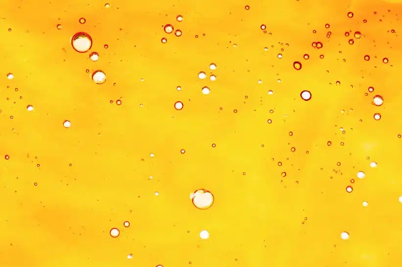 a close up of live resin