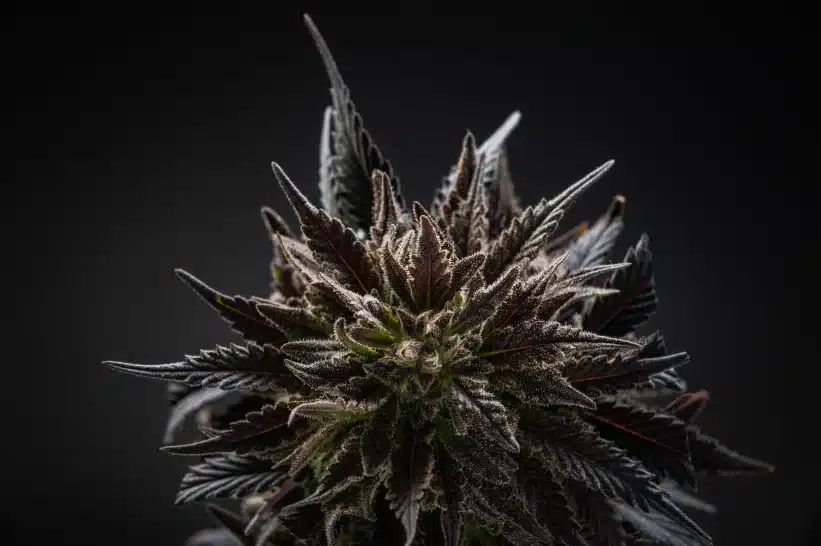 a close up of a permanent marker strain bud lookalike