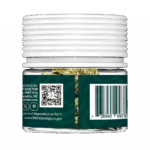 Living Soil 3.5g packaging, BACK - Strain = Super Good (sativa)