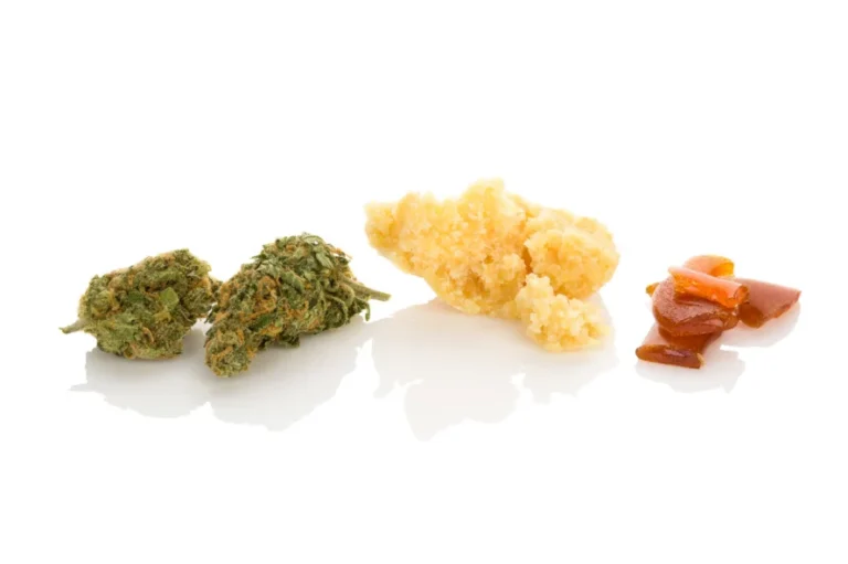 Cannabis products: flower, live rosin, shatter