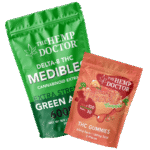 Best-Seller Gummy Duo (22ct) |  Peach | D8/D9 65mg Gummies + | Apple | D8 Medible