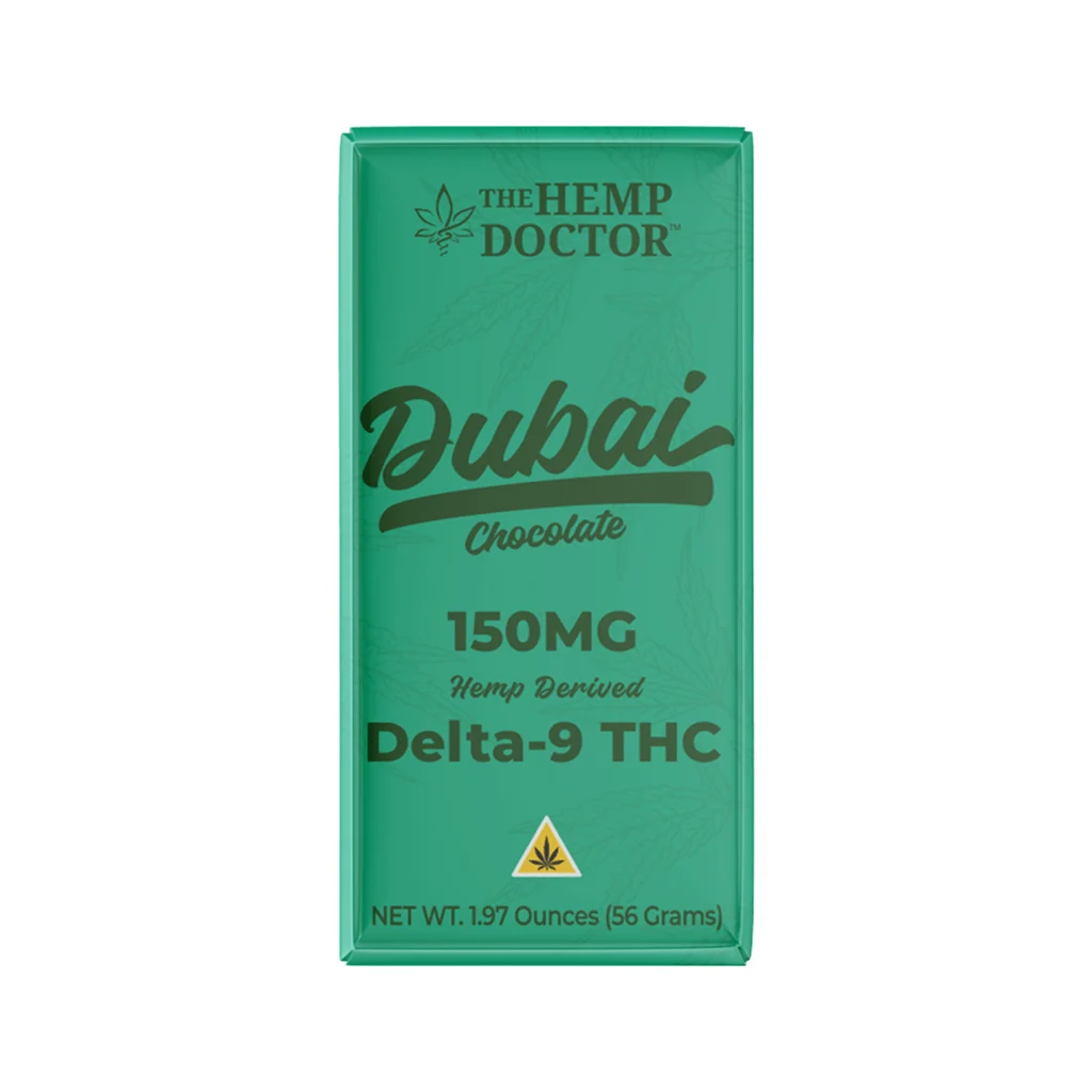 DELTA 9 THC | DUBAI CHOCOLATE BARS | 150MG