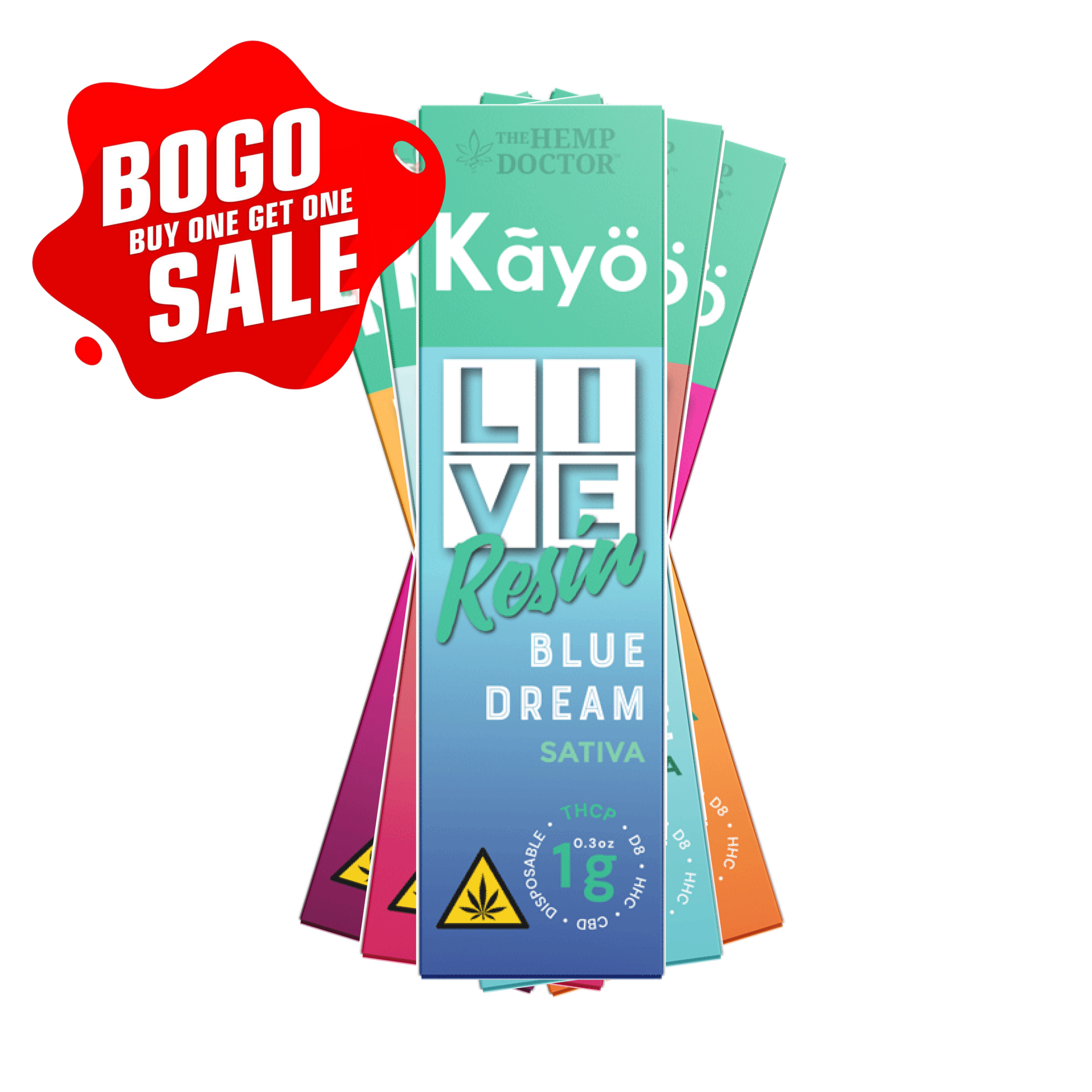 [BOGO] KAYO | THC BLEND LIVE RESIN DISPOSABLE VAPE | 1G