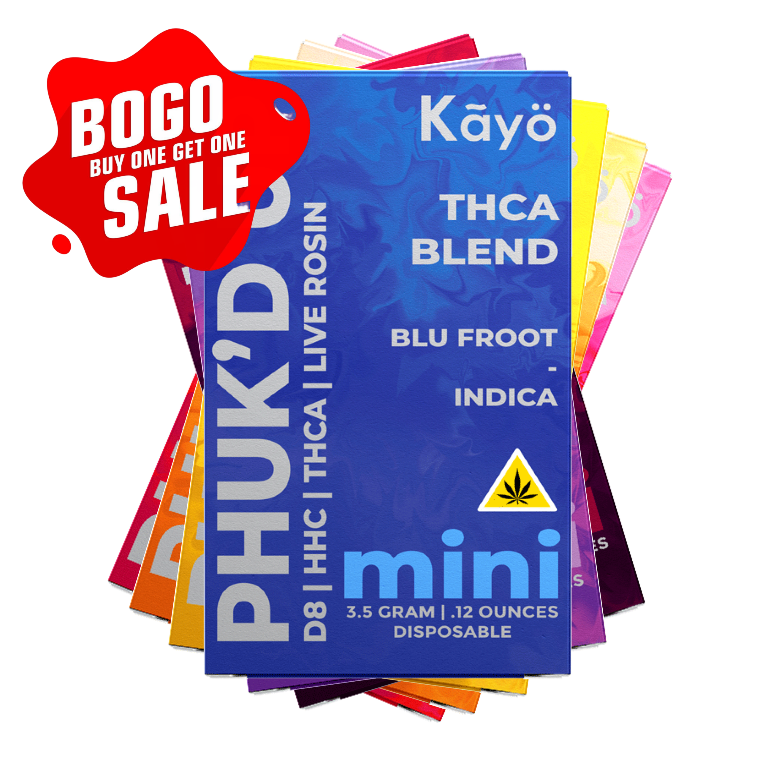[BOGO] PHUK’D UP | THC BLEND DISPOSABLE VAPE | MINI 3.5G