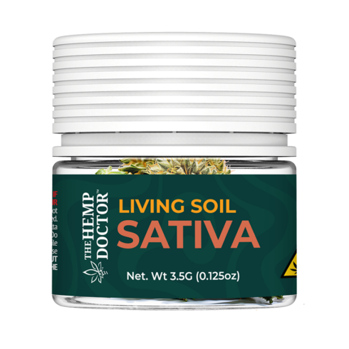 Mock_Sativa_Living soil 3.5G CB SP JAR_FRONT Mock_Sativa_Living soil 3.5G CB SP JAR_FRONT