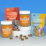 CBD dog treats and peanut butter
