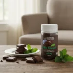 Mint chocolate with hemp extract packaging