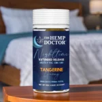 Tangerine gummies for nighttime relaxation