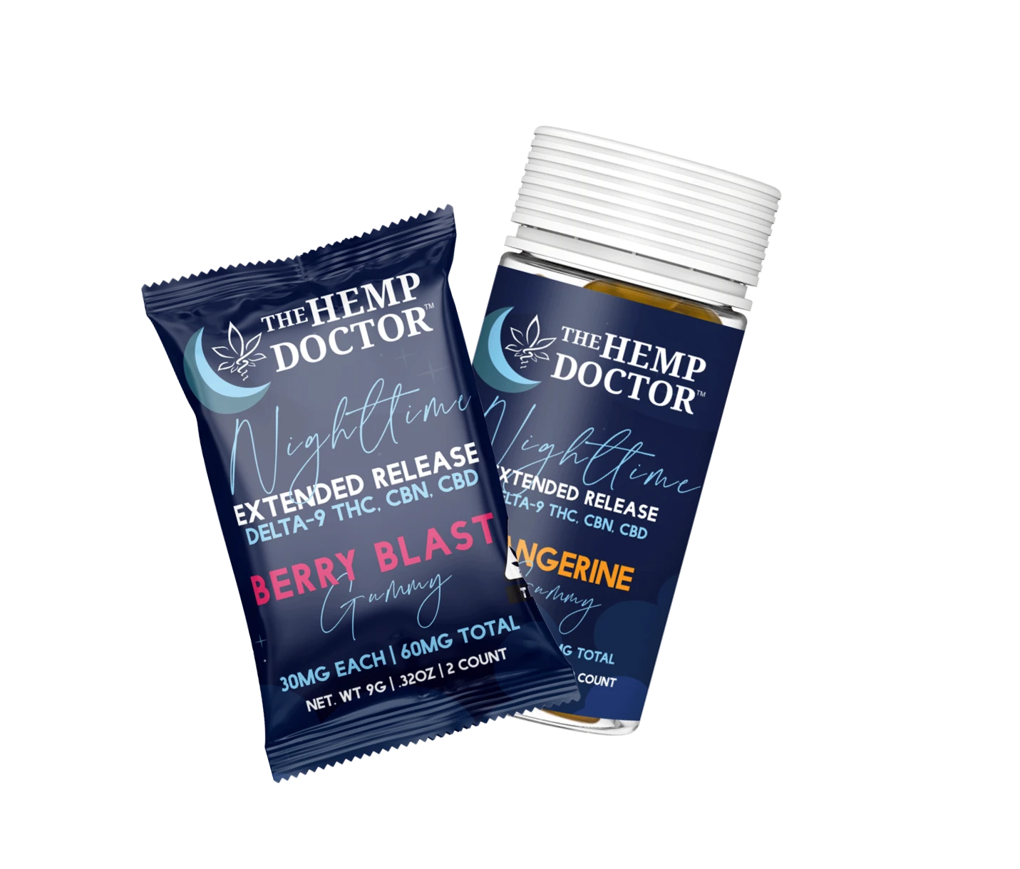 Nighttime extended-release gummies, Berry Blast