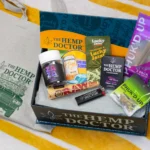 Subscription box with hemp products.
